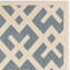 Tapis intérieur / extérieur bleu / blanc à motif géométrique Arneshia-117303669