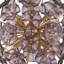 Lustre en laiton vieilli 18,25 po
