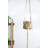 Set Of 2, 5X5x4.5" Hanging Planter With Cotton Hanger, Bohemian Style