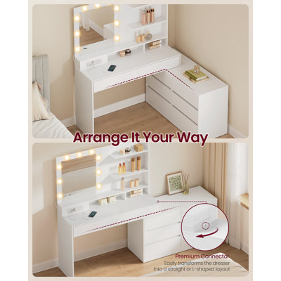 Dressing Table with Mirror