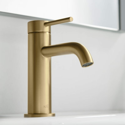 Circular Single Hole Bathroom Faucet