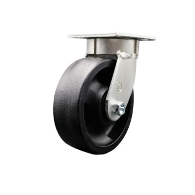 Kingpinle  Filled Nylon Swivel Top Plate Caster