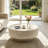 31.5 Inch Round Coffee Table, Versatile Centerpiece For Living Room Family Room Lounge Space-2134844920