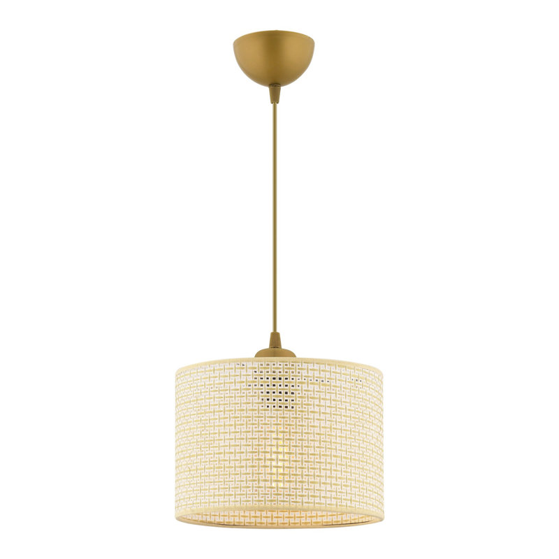 Lustre, Crème, H 13,78 po x l 13,78 po x P 9,92 po