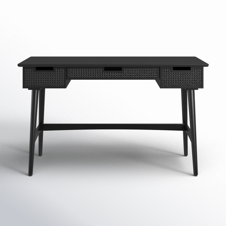 Tobago 51" Desk with Cane Drawer Fronts