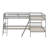 L-Shaped Bunk Bed With Ladder