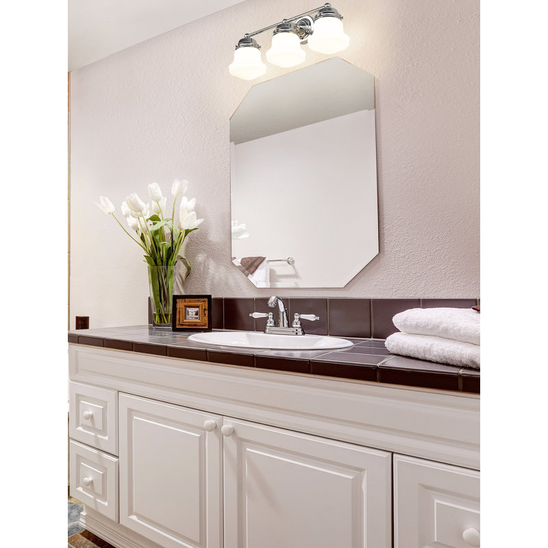 Éclairage pour meuble-lavabo à 3 lumières Wilsall, Chrome