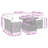Vidaxl Garden Sofa Set Black