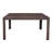 Nashia Modern Dining Table with Weave-Style Design – Durable All-Weather Polypropylene Indoor & Outdoor Table for Patio, Backyard, Garden & Balcony-791319200-737010280