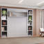 Lit escamotable Easy-Lift en grain de bois avec deux étagères-1059557241-1068038460