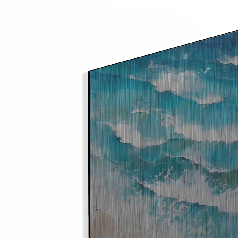 "Plage indigo 2" par Petals Prints Design, H 16 po x l 12 po