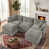 Gray Chenille