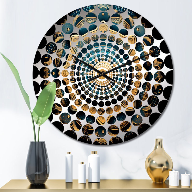 Reeves - Boho Mandala Wall Clock, Small