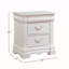 Table de chevet en pin avec 3 tiroirs