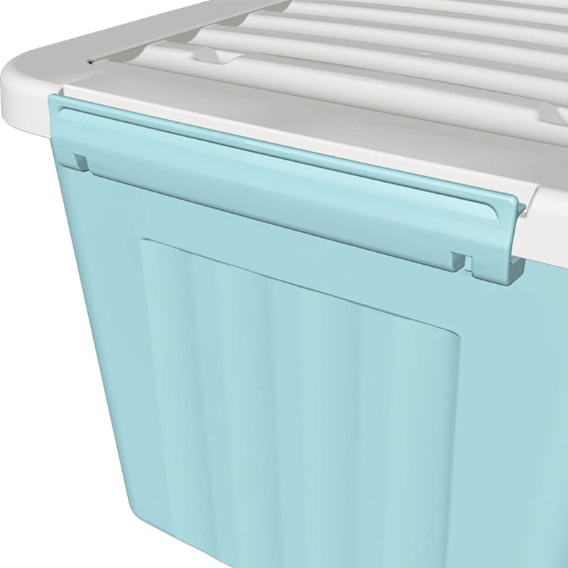 Rebrilliant Plastic Decorative Bin, Blue, 55