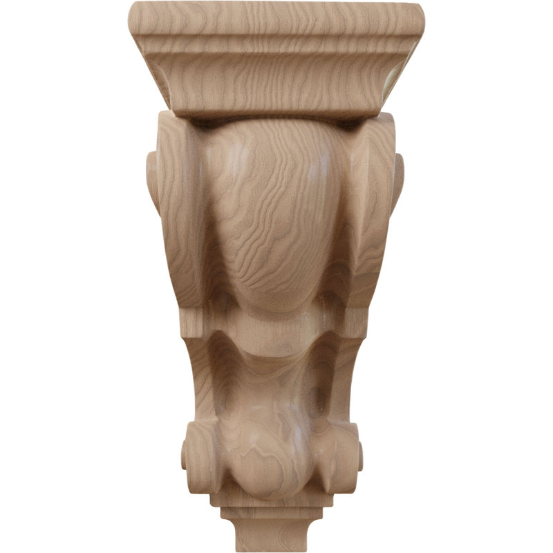 Corbeau moyen en bois traditionnel, Acajou