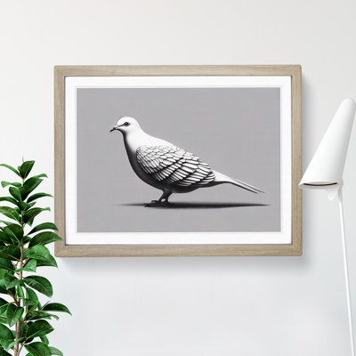 Blessed Dove Bird - Framed Print