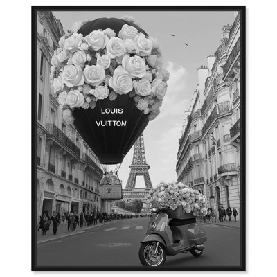 Scooter and Glam Balloon Canvas Fashion Prints by Art Remedy