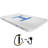 13’x6.5’x6” Inflatable Dock Platform, 8 to 10 Person Inflatable Floating Dock, Floating Platform