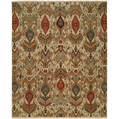 Wool Ikat Area Rug