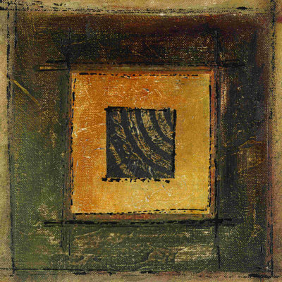 " Distressed Squares 3 "