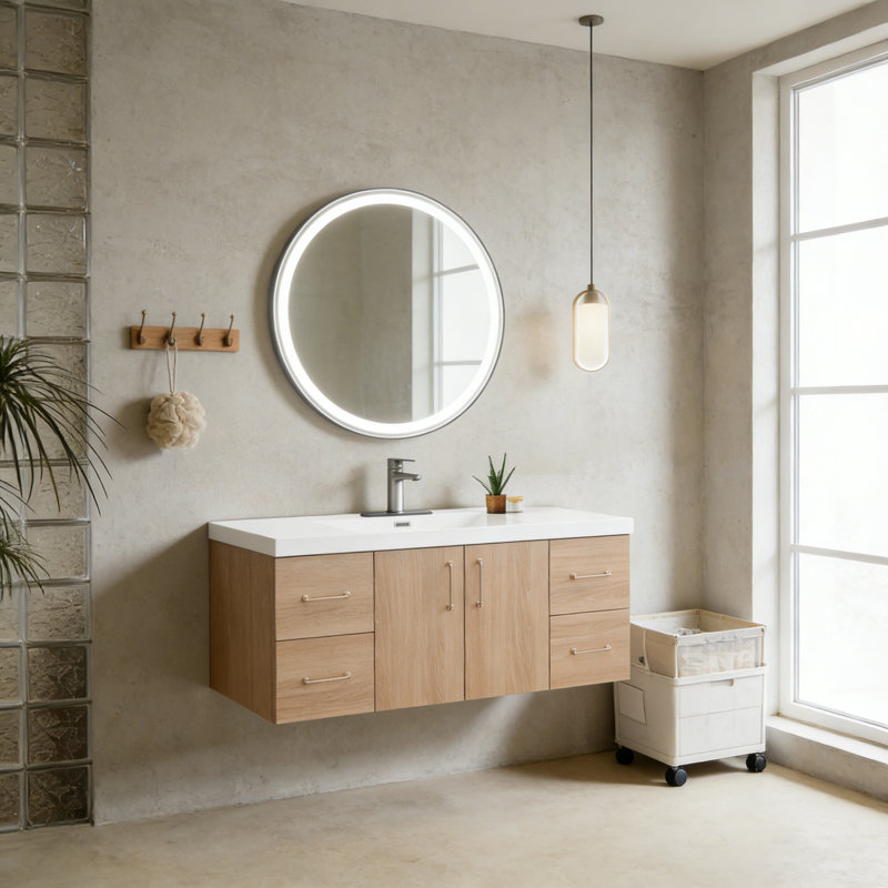 Meuble-lavabo moderne avec lavabo