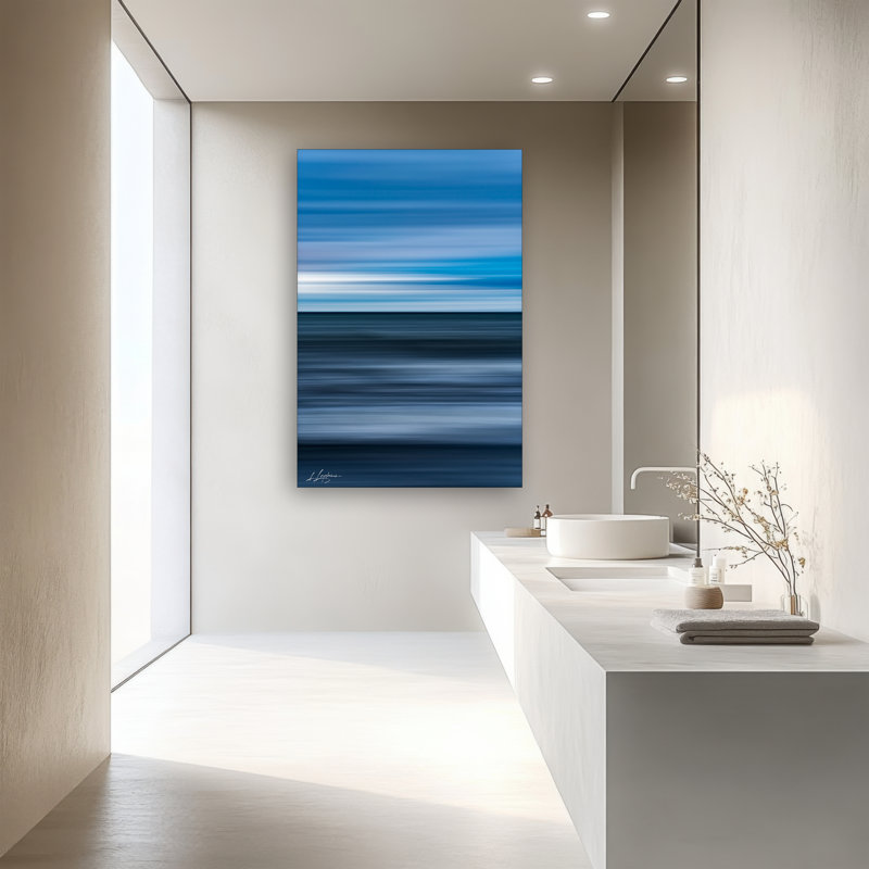 "Hampton Blues" par Lawrence Leyderman - Art mural acrylique 30 "x 20", H 30 po x l 20 po