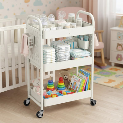 72cm H x 41cm W Storage Rack with Wheels