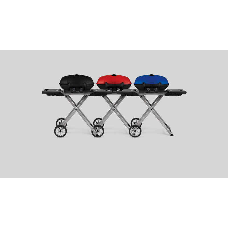 Napoleon Black Portable Electric Grill with Cast Iron Grids