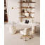 Bureau de luxe en pierre frittée clair-805282507