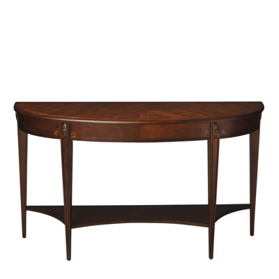 Astor 54"W Demilune Console Table