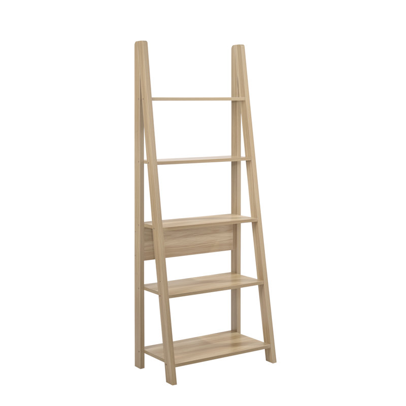 TIVA LADDER BOOKCASE, Oak, 84.2 cm x 17.5.4 cm x 36.7 cm