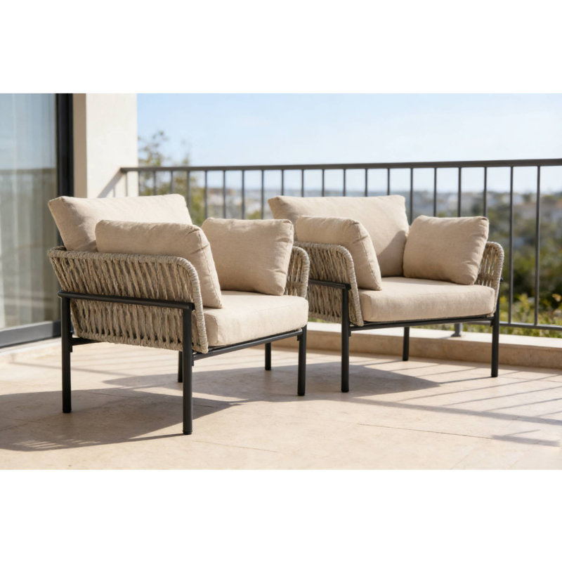 Méridiennes 2 pièces 36 "pour le jardin et les décorations d'extérieur, Gris