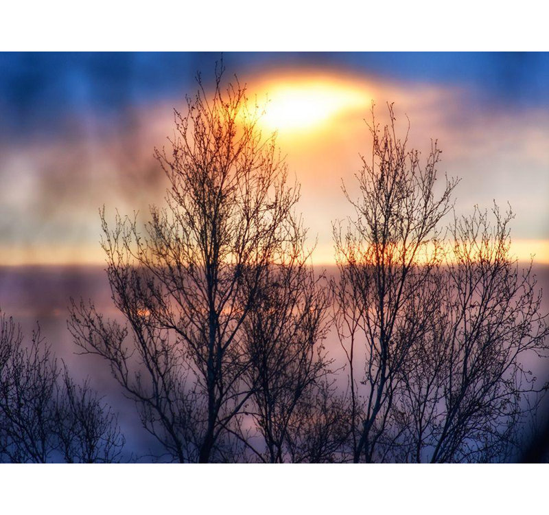 Planche Alcott Hill®, art sur toile tendue, Savanah Gallery, Abstract Sunset, H 19 po x l 24 po
