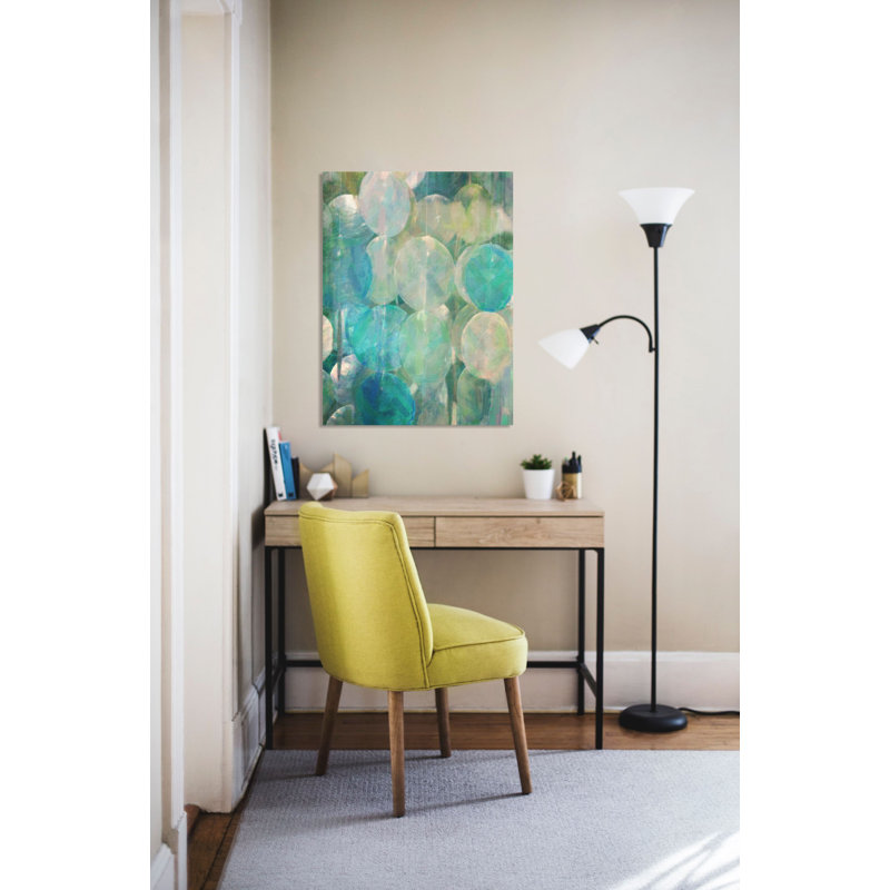 GREVILLEA «Capiz Shell Abstract» par Graffitee Studios, impression sur toile tendue, H 24 po x l 18 po x P 1,5 po