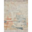 Infinity Power Loomed Wool/Nylon Abstract Area Rug in Ivory/Blue/Terracotta-23913659