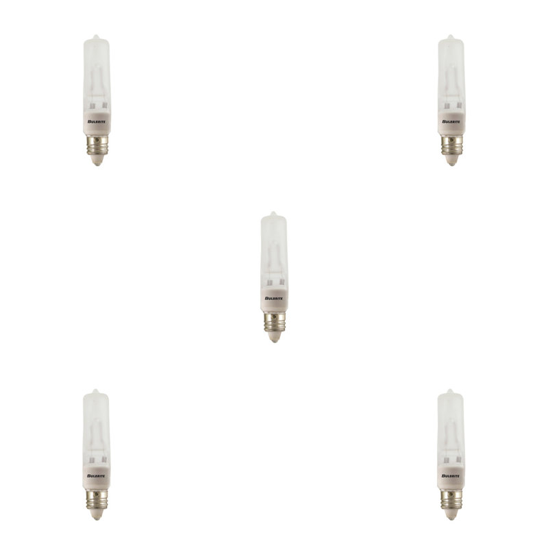 Ampoule à gradation réglable t4 150 watts, (2900k) e11/mini candélabre base