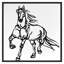 Line Equine 2 Print by Susan Gillette-1811781000-1811781001