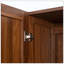 Armoire de garde-manger, armoires de rangement pour garde-manger avec 2 portes et 3 tablettes, armoire de rangement pour garde-manger, armoire de cuisine, de salle à manger et de salon