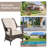 Emilie Premium All-Weather Wicker Outdoor Dining Armchair with Cushion