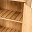 Banc de rempotage extérieur en bois avec roulette, armoire de rangement extérieure et table de travail de plantation horticole
