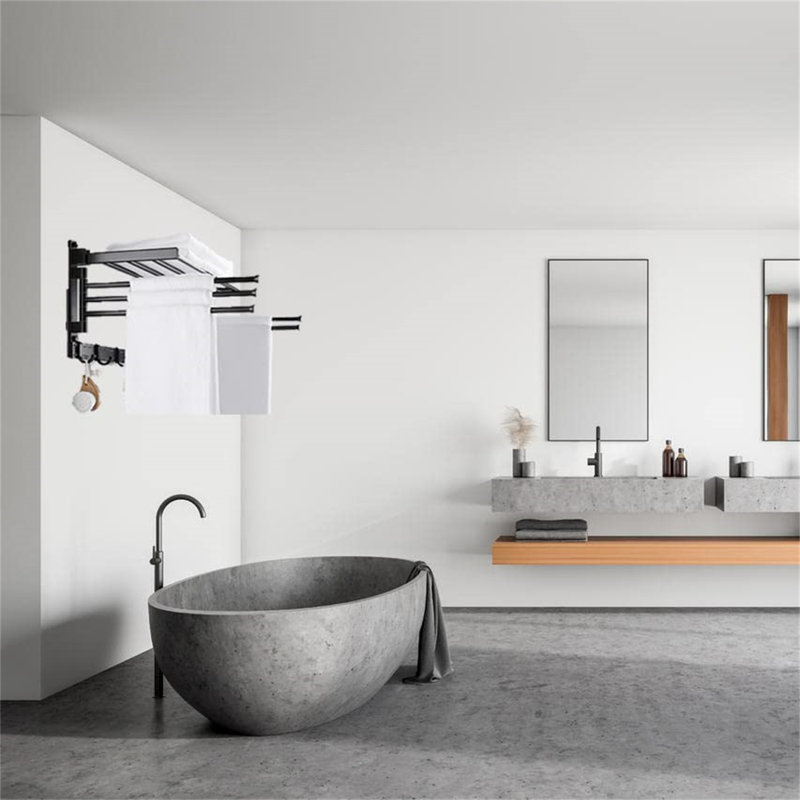 4 Wall Towel Rack