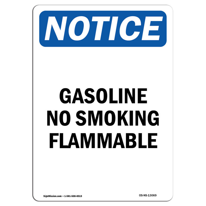 Enseigne inflammable sans fumée