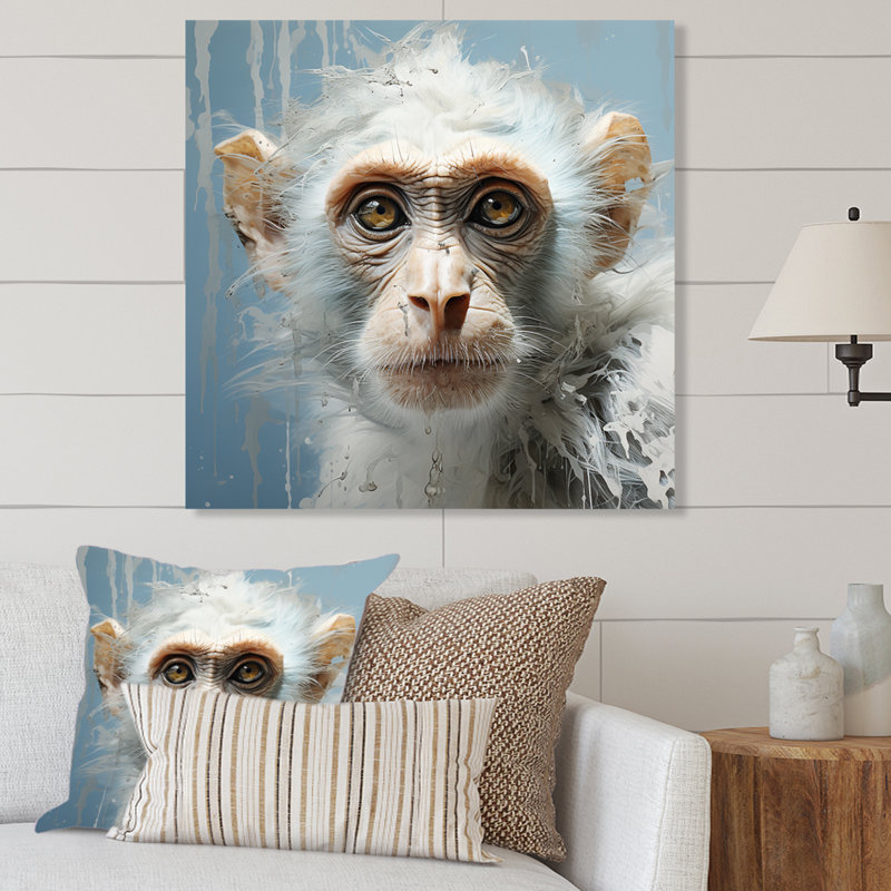 Art mural en métal blanc, H 16 po x l 16 po