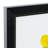 Fanchone Black Solid Wood Matte Picture Frame with Mat-1950559301