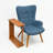 Solid Cherry Wood Open-frame Side Table – Handmade Mid-century Modern End Table – Premium Hardwood Narrow Pedestal Table