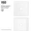 Lavabo de salle de bain vasque carré blanc mat L 15 po x l 15 po x H 5 po Dianthus
