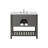 Grigg 37 " W Freestanding Standard 1 Single Vanity Bathroom Vanity With Cultured Marble Top-1943523269