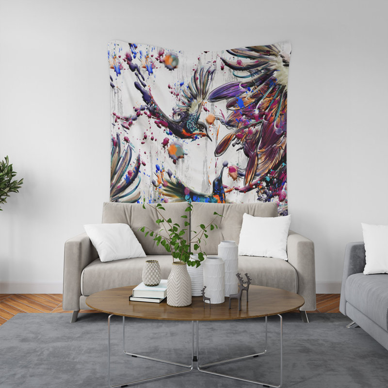 Tapisserie murale, H 80 po x l 68 po