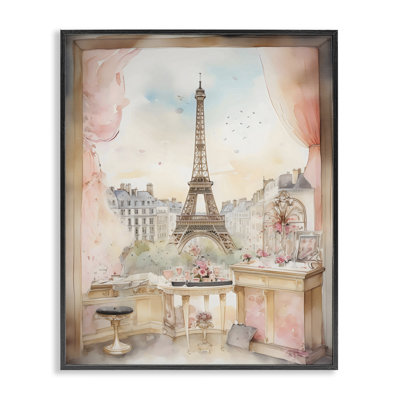 Giclée encadrée, vue de la tour Eiffel, design by Creative Studio